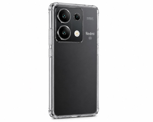 Xiaomi Redmi Note 13 Pro 5G Uyumlu Şeffaf Silikon Kılıf | Kamera Korumalı Darbe Emici İnce Esn