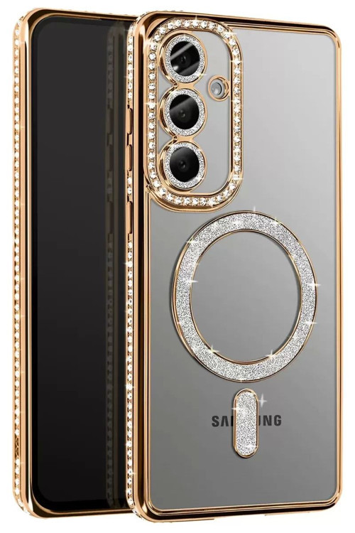 Samsung Galaxy S26 Plus Joke Simli Magneticsafe Kılıf - Gold