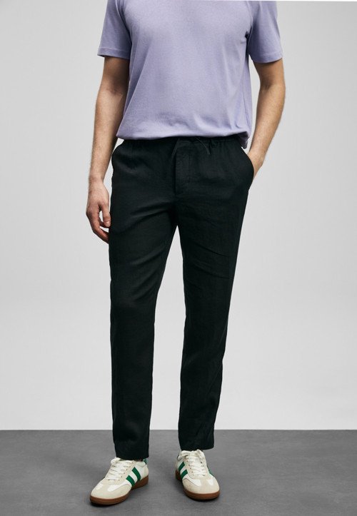 Karl Smart Erkek Chino Pantolon Slim Fit Siyah