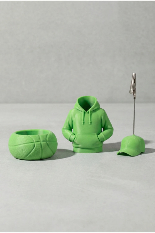 Noker Spor & Hoodie Temalı Masaüstü Kalemlik Seti | Not Tutuculu