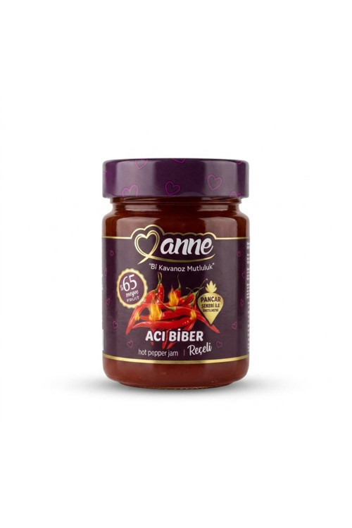 Acı Biber Reçeli %65 Meyveli 400 Gr