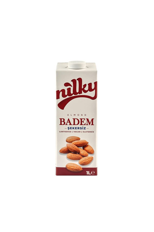 Badem Şekersiz Sütü 1 Lt