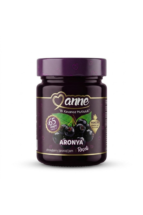 Aronya Reçeli %65 Meyveli 400 Gr