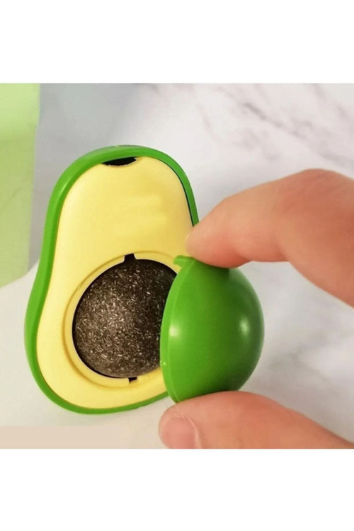 Avokado Catnip Kedi Çimi Topu Kedi Nanesi Oyuncağı