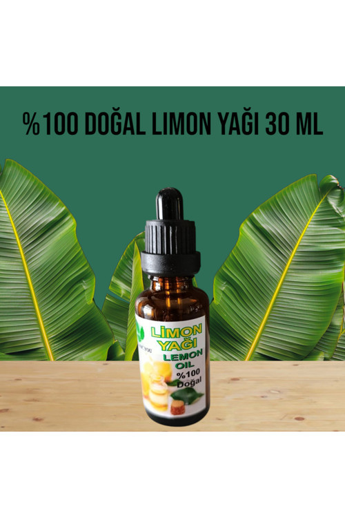 %100 Doğal Bitkisel Doğal Distülasyon Limon Yağı 30 Ml