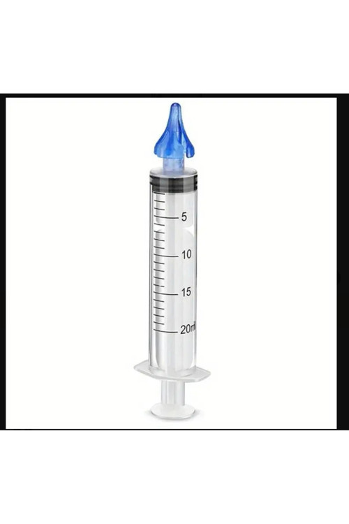 Sıno 3 Delikli Kulak Temizleme Şırınga Kiti, 20Ml Manuel Kulak Kiri Temizleme Aracı