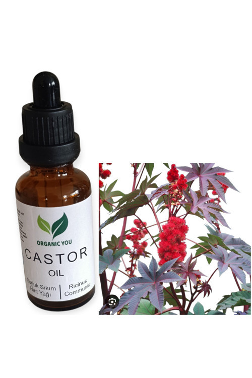 Castor Oıl Soğuk Sıkım Hint Yağı(Ricinus Communis) 30 Ml, Doğanın Mucizesi