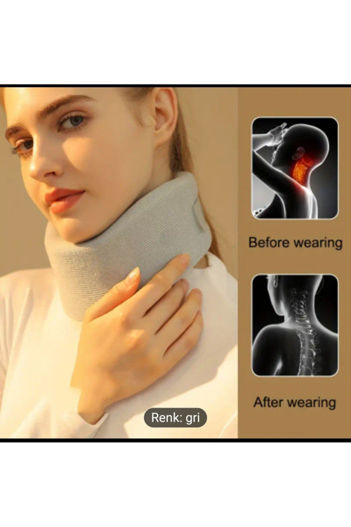 Qıqıxı Boyun Destek Ve Stabilite İçin Boyun Desteği, Omurga Ve Stres İçin Yumuşak Servikal