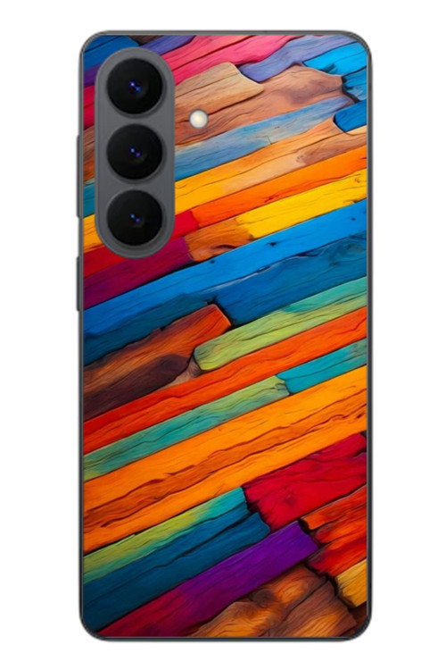 Samsung Galaxy S26 Uyumlu Renk Geçişleri Baskılı Silikon Kılıf