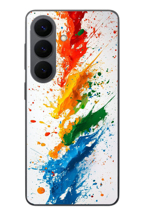 Samsung Galaxy S26 Uyumlu Renk Skalası Baskılı Silikon Kılıf