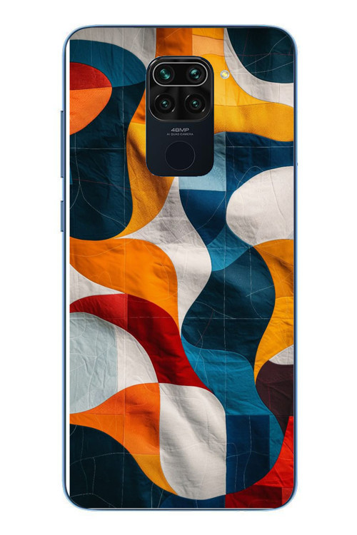 Redmi Note 9 Uyumlu Modern Desenler Baskılı Silikon Kılıf