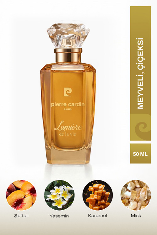 Lumiere EDP Kadın Parfüm 50 ml|Çiçeksi|Şeftali, Yasemin, Greyfurt, Portakal Çiçeği, Karamel, Misk