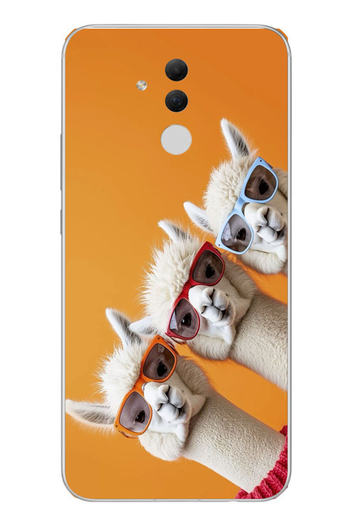 Huawei Mate 20 Lite Uyumlu Lamalar Baskılı Silikon Kılıf