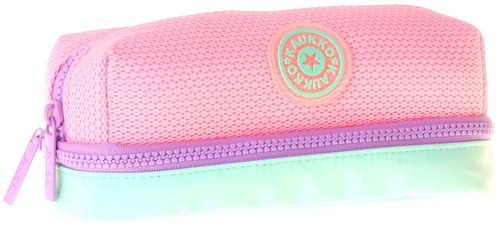 Lilac İki Bölmeli Kız Çocuk Lila - Pembe Okul Kalemliği Kalem Kutusu - K1850