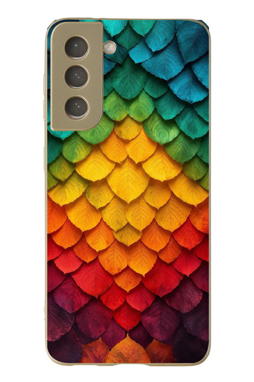 Samsung Galaxy S21 Fe Uyumlu Efsun Renk Demeti Baskılı Silikon Kılıf