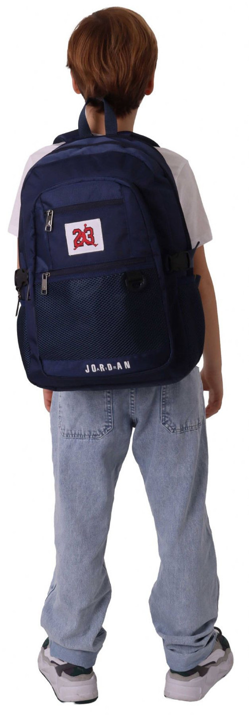 Dört Bölmeli Houston Navy Blue Lacivert Erkek Çocuk Okul Günlük ve Seyahat Sırt Çantası - Q3178