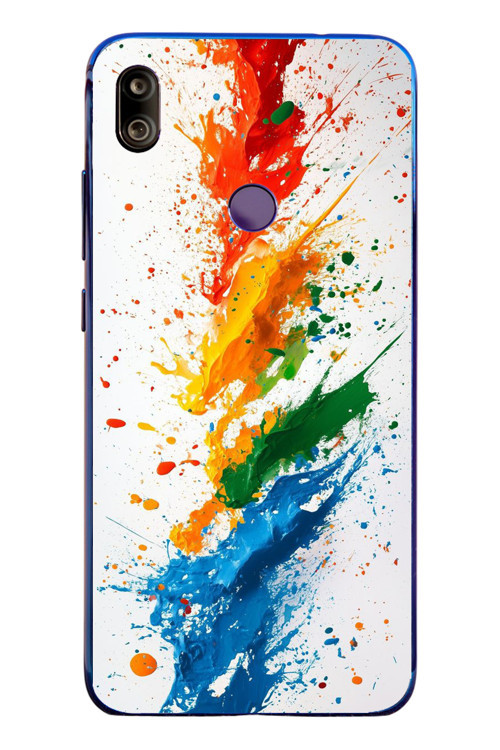 Redmi Note 7 Uyumlu Renk Skalası Baskılı Silikon Kılıf