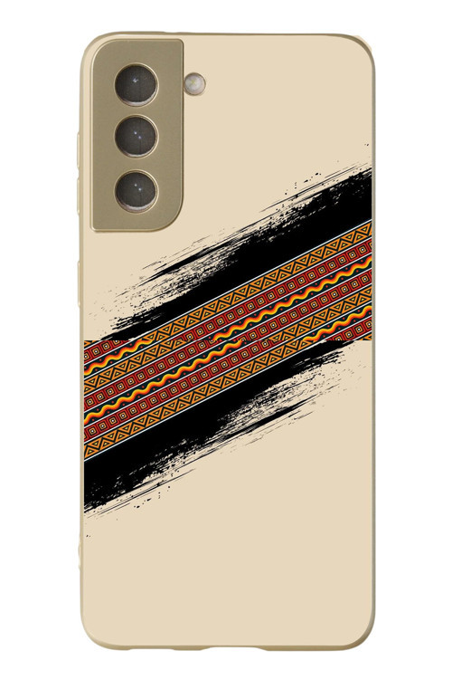 Samsung Galaxy S21 Fe Uyumlu Yan Motif Baskılı Silikon Kılıf