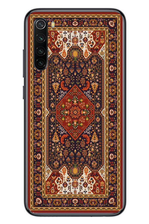 Redmi Note 8 Uyumlu Anadolu Motif Halısı Baskılı Silikon Kılıf