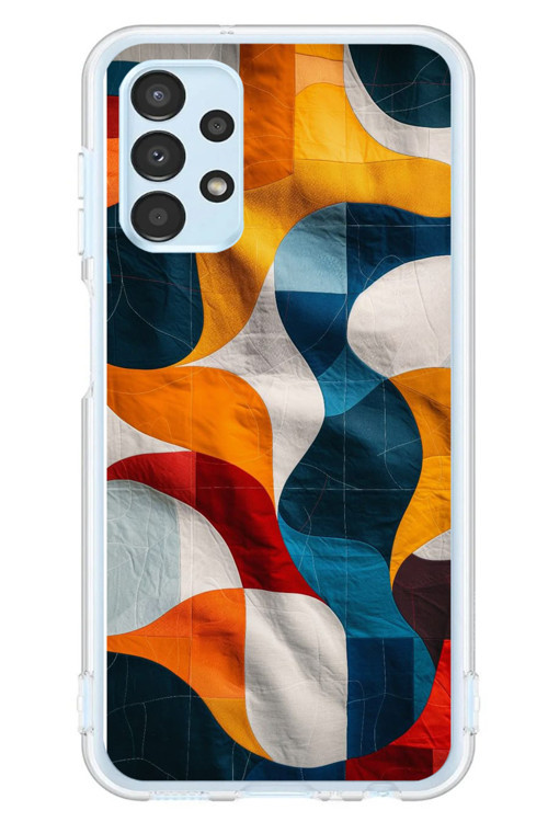 Samsung Galaxy A13 Uyumlu Modern Desenler Baskılı Silikon Kılıf