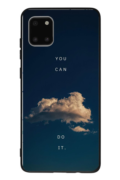 Samsung Galaxy Note 10 Lite Uyumlu You Can Do İt Baskılı Silikon Kılıf