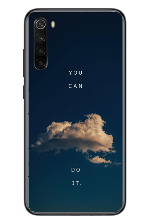 Redmi Note 8 Uyumlu You Can Do İt Baskılı Silikon Kılıf