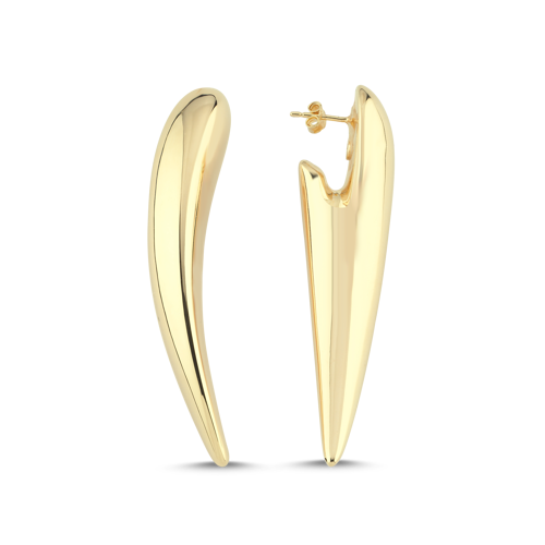 Fildişi Form Bigo Ivory Küpe