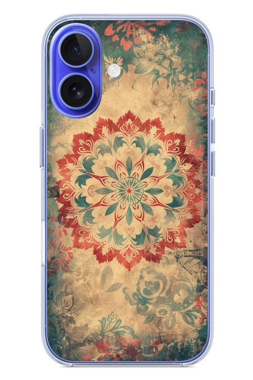 İphone 16 Uyumlu Ebru Çizgisel Baskılı Silikon Kılıf