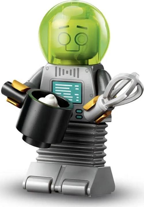 Minifigür 71046 - Seri 26 -  9 Robot Butler