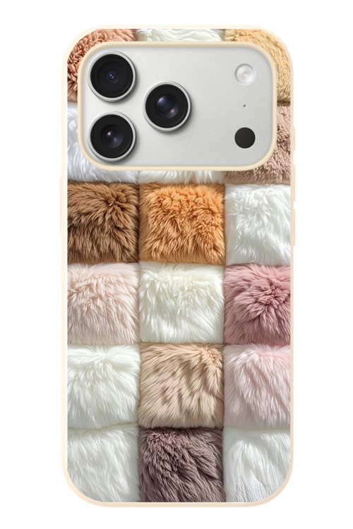 İphone 17 Pro Uyumlu Pofuduk Desenler Baskılı Silikon Kılıf