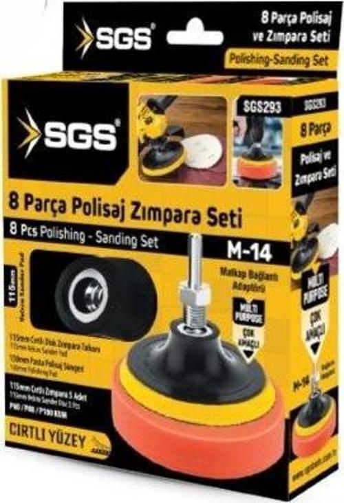 8 Parça Polisaj ve Zımpara Seti
