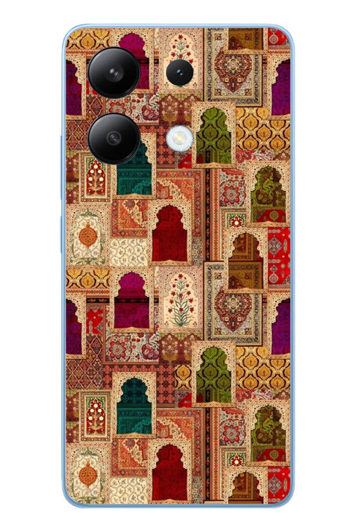 Redmi Note 13 4G Uyumlu Seccadeler Baskılı Silikon Kılıf
