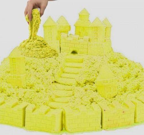 Kinetik kum 1kg - Sarı Renk