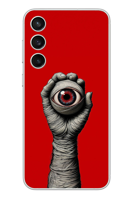 Samsung Galaxy S23 Fe Uyumlu Tek Göz Elde Baskılı Silikon Kılıf