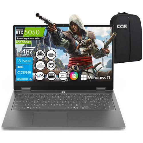 Loq Essential İ5-13450HX RTX5050 12GB Ram 2tb SSD 144Hz 15.6'' Fhd IPS W11 83SC000QTR Taşınabilir Bilgisayar