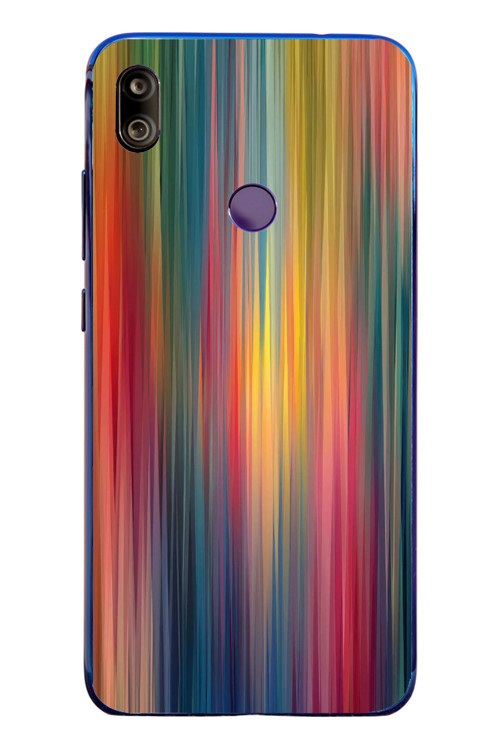 Redmi Note 7 Uyumlu Gökkuşağı Karışımı Baskılı Silikon Kılıf