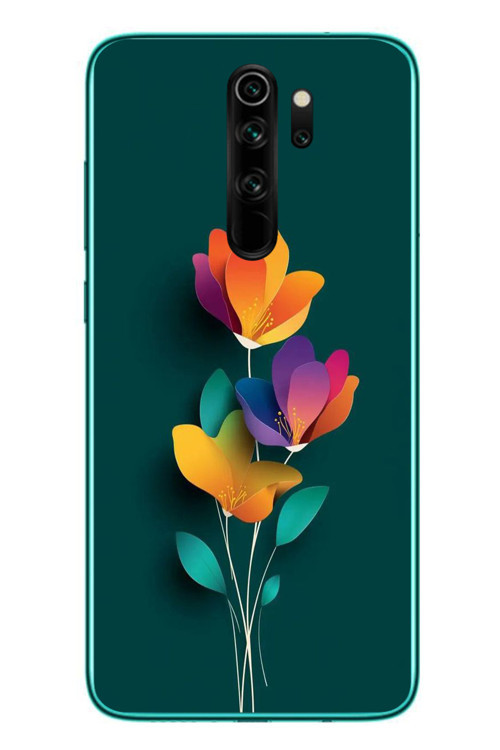 Redmi Note 8 Pro Uyumlu Modernizimin Çicekleri Baskılı Silikon Kılıf