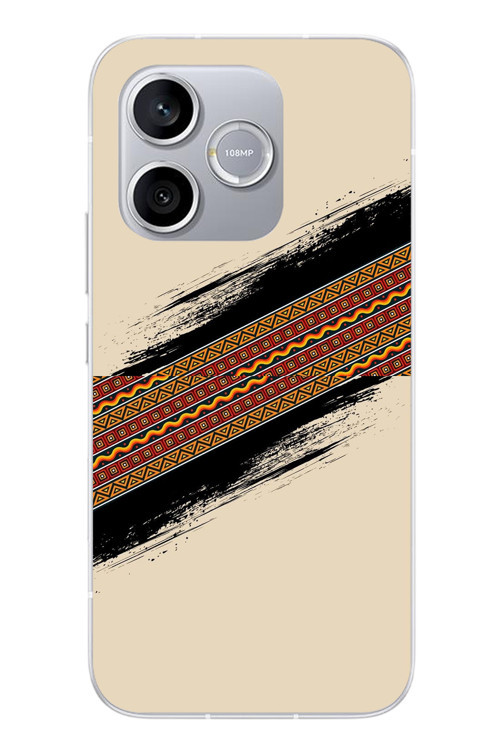 Honor 600 Lite Uyumlu Yan Motif Baskılı Silikon Kılıf