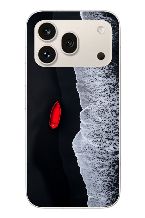 Honor 600 Pro Uyumlu Kırmızı Tekne Yalnız Baskılı Silikon Kılıf
