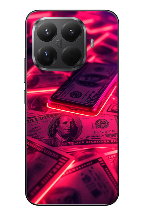 Xiaomi Mi 15T Pro Uyumlu Kızıl Dolarlar Baskılı Silikon Kılıf
