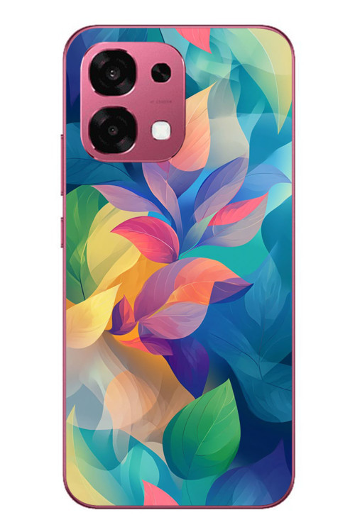 Oppo A6 Pro Uyumlu Yumuşak Dalgalı Baskılı Silikon Kılıf