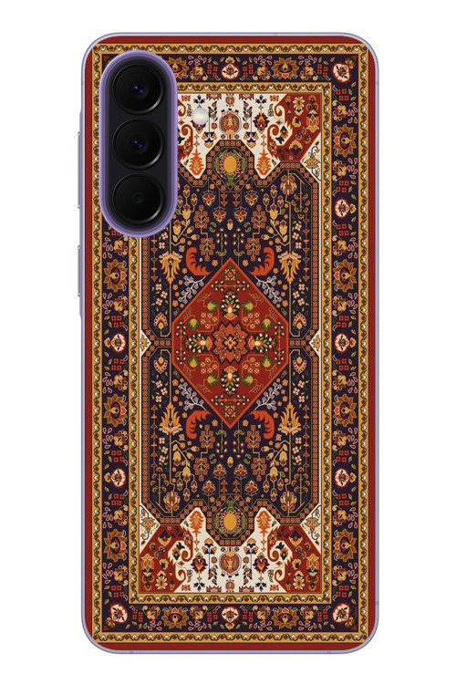 Samsung Galaxy A57 Uyumlu Anadolu Motif Halısı Baskılı Silikon Kılıf