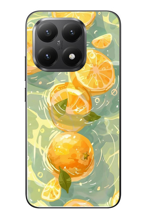 Xiaomi Mi 15T Uyumlu Limonlar Pastel Baskılı Silikon Kılıf