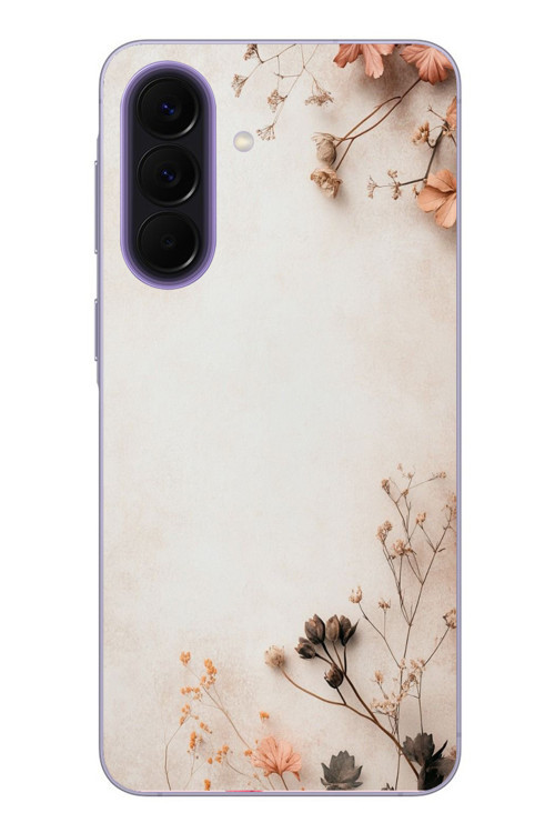 Samsung Galaxy A57 Uyumlu Kuru Dallar Baskılı Silikon Kılıf