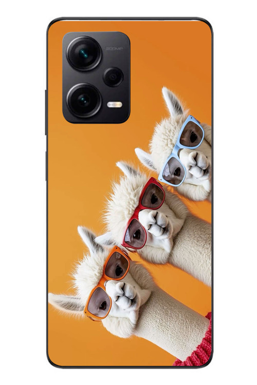 Redmi Note 12 Pro Plus Uyumlu Lamalar Baskılı Silikon Kılıf