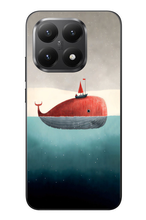 Xiaomi Mi 15T Uyumlu Balina Baskılı Silikon Kılıf