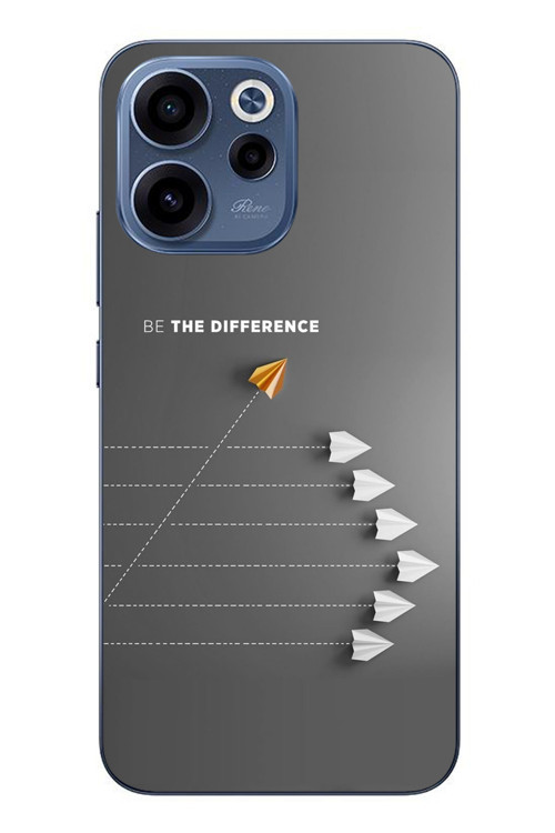 Oppo Reno 15F Uyumlu Be The Difference Baskılı Silikon Kılıf