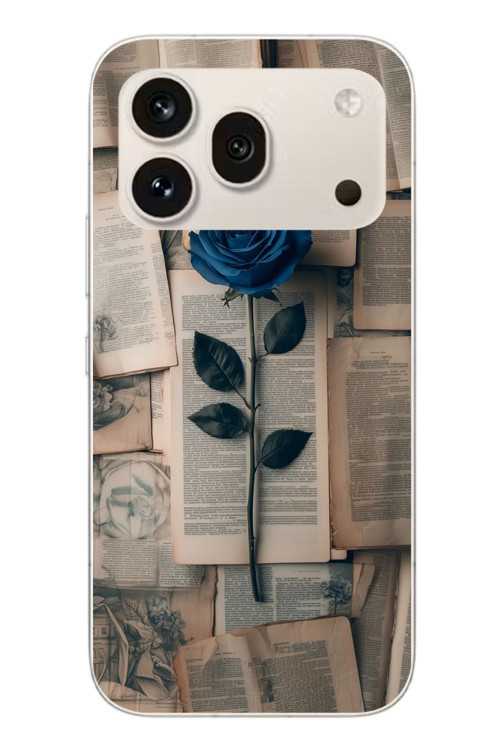 Honor 600 Pro Uyumlu Mor Gül Baskılı Silikon Kılıf