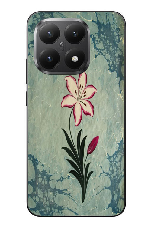 Xiaomi Mi 15T Uyumlu Çiçek Deseni Baskılı Silikon Kılıf