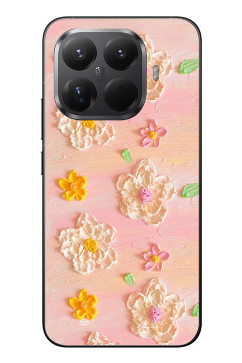 Xiaomi Mi 15T Pro Uyumlu Pastel Papatya Baskılı Silikon Kılıf